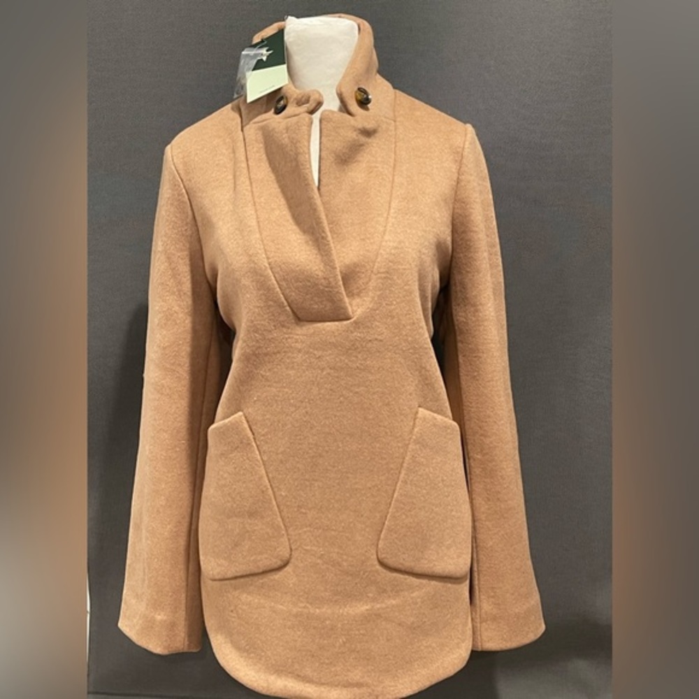 Tuckernuck Camel Emerson Popover Wool Jacket